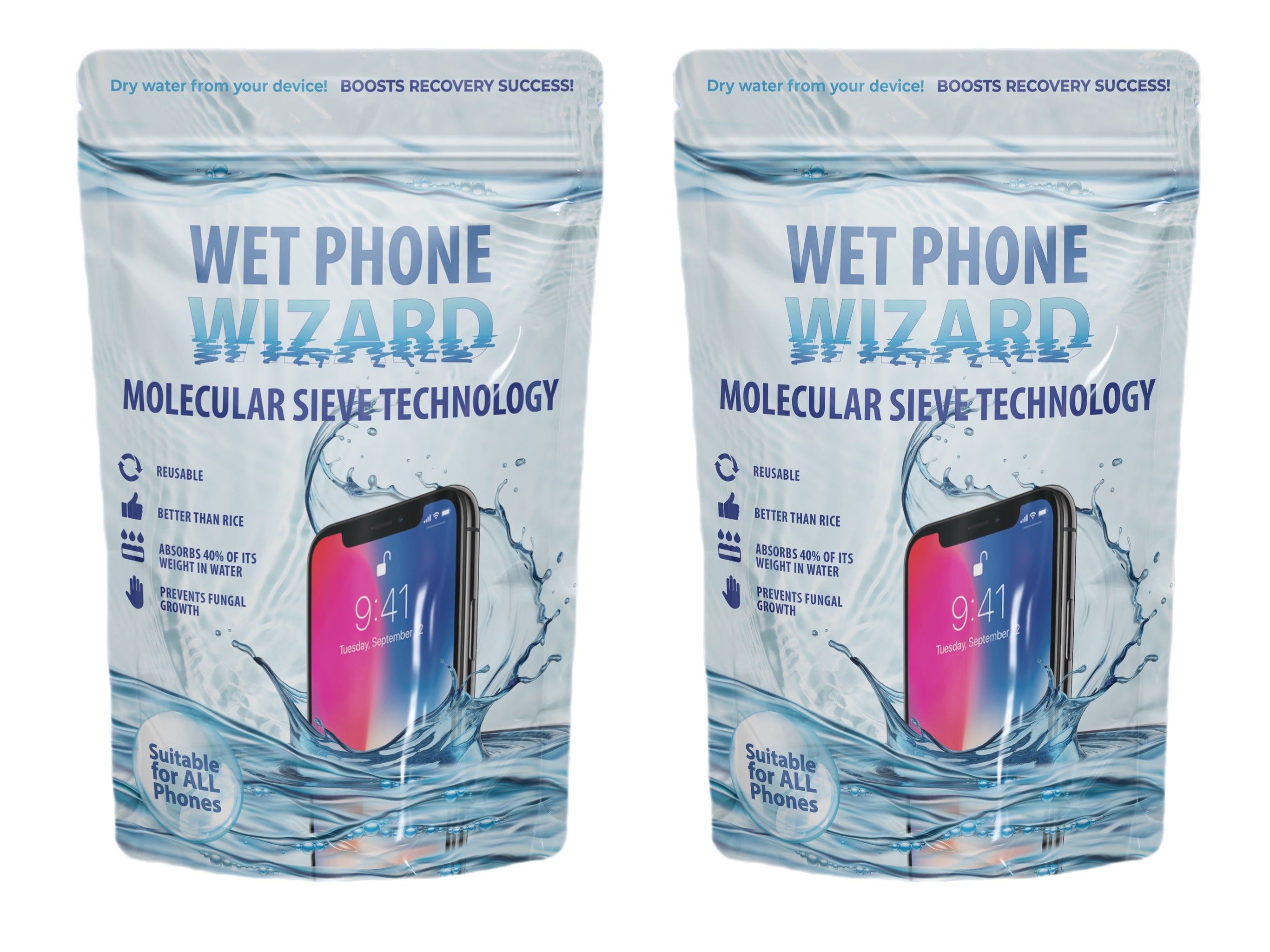 2- Pack Wet Phone Wizard